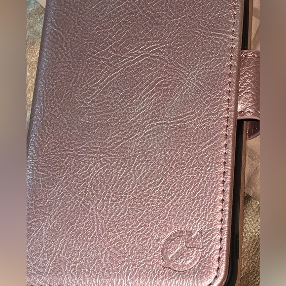 New for iPhone 12/iPhone 12 Pro Wallet Case iPhone 12/iPhone 12 Pro B-Rose Gold - Picture 9 of 10